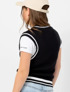V-neck Knit Vest