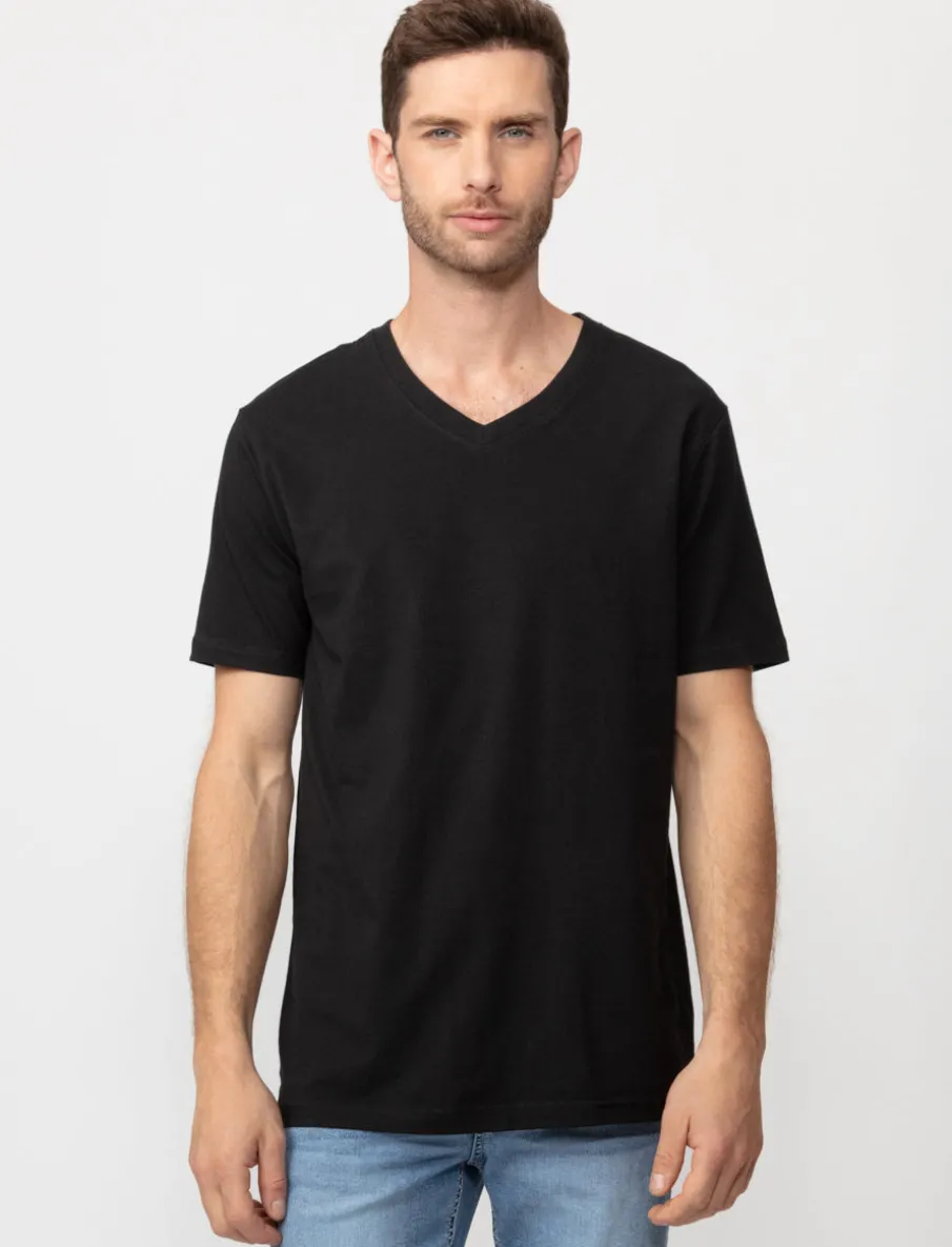 V-neck Organic Cotton T-shirt
