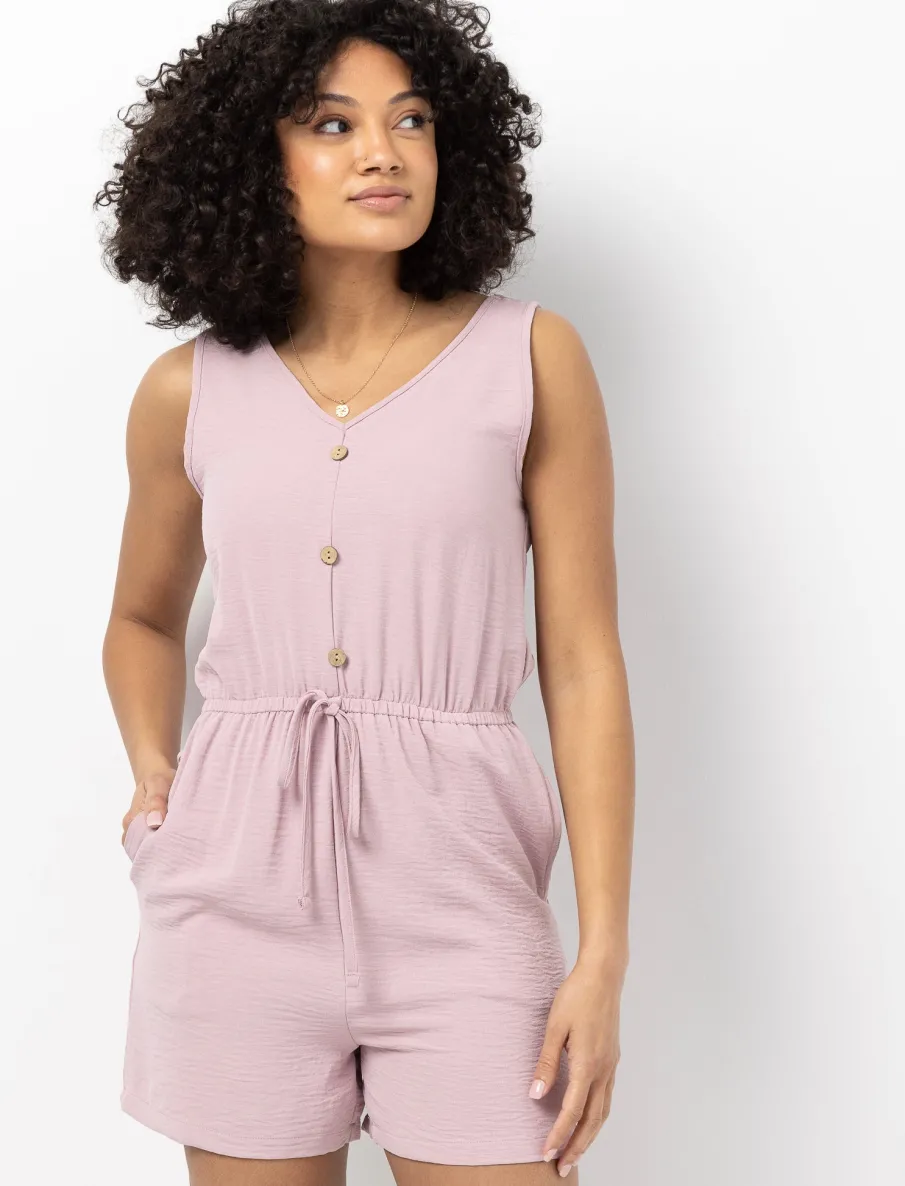 V-neck Romper