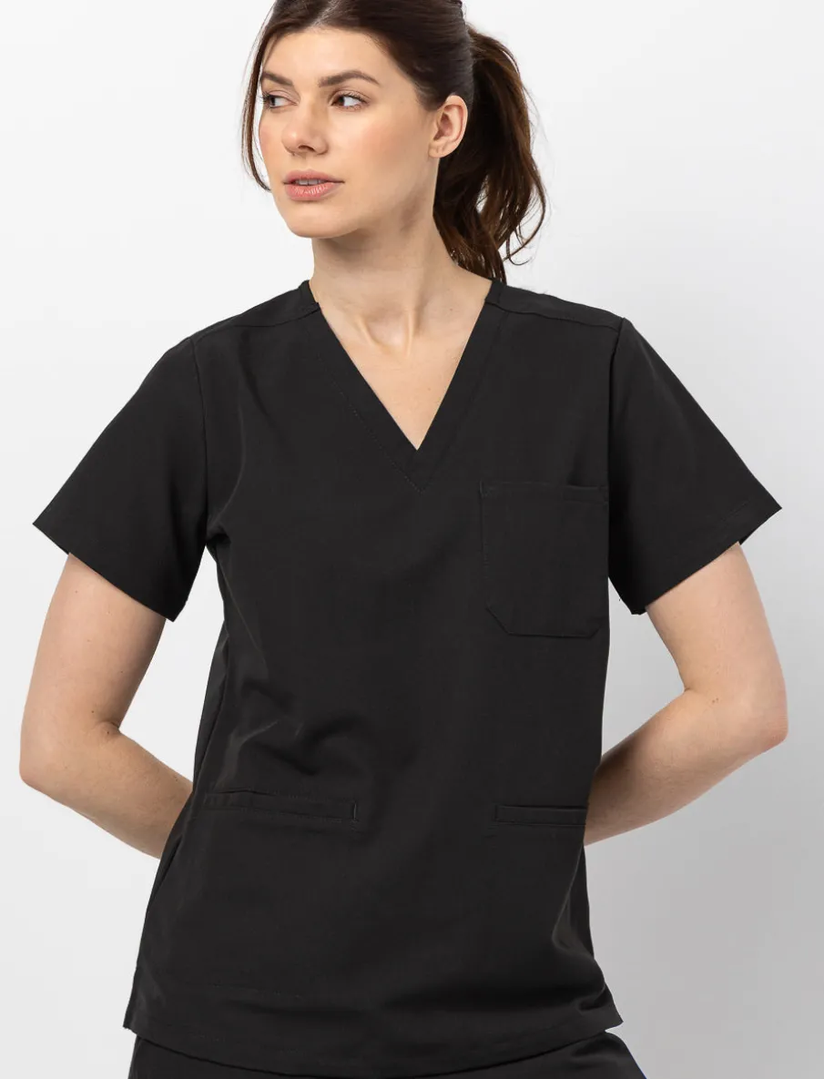 V-neck Scrub Top