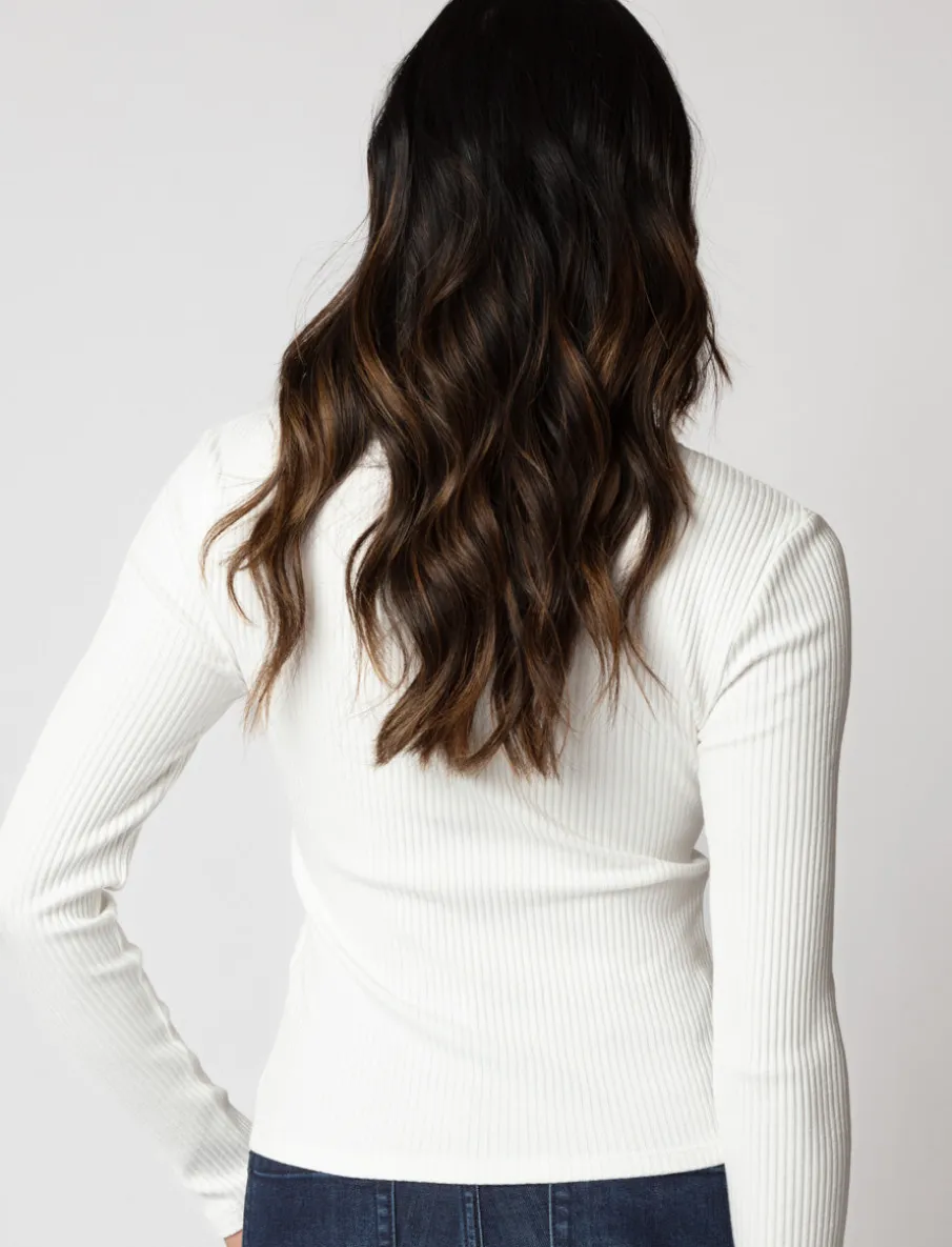 V-neck Sweater with Pearls