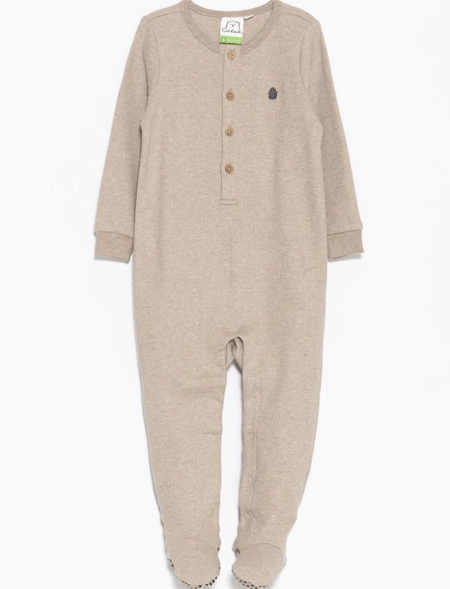 Waffle Organic Cotton Onesie PJ