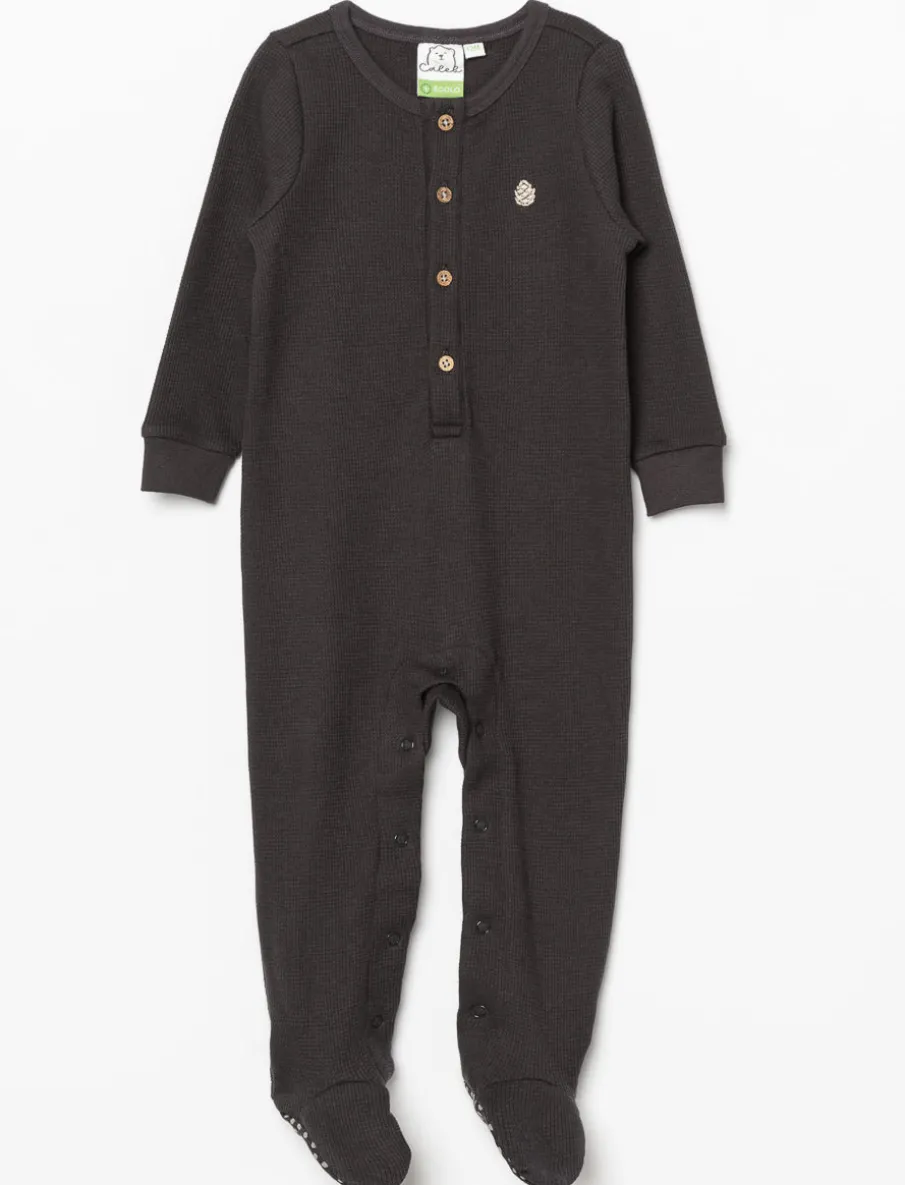 Waffle Organic Cotton Onesie PJ