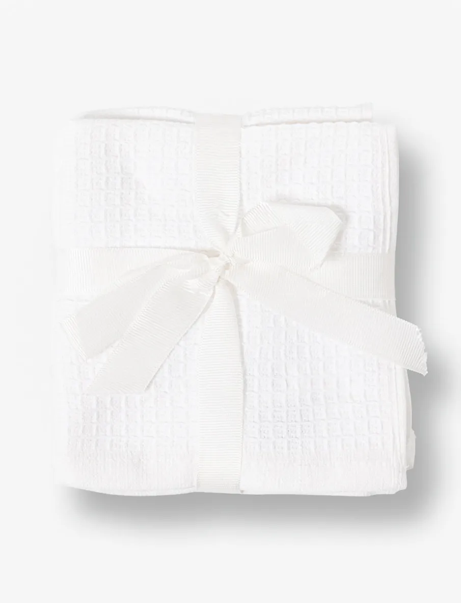 Waffle Washcloths - Pack of 4