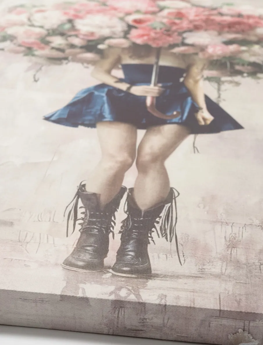 Wall Art - Woman in Flowers