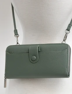Wallet with detachable strap