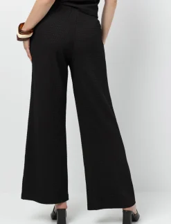 Wide Leg Pants with Elastic Waist