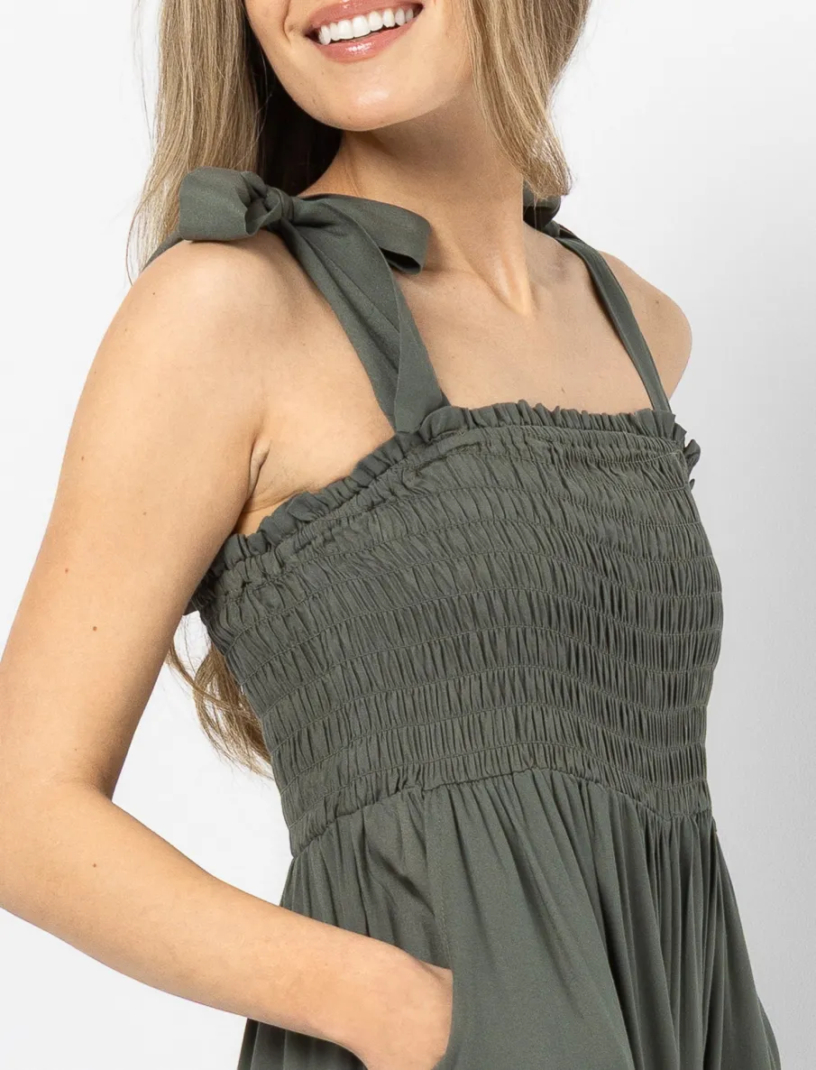 Wide Strap Jumpsuit