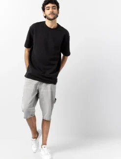 Wide-leg Bermuda Shorts