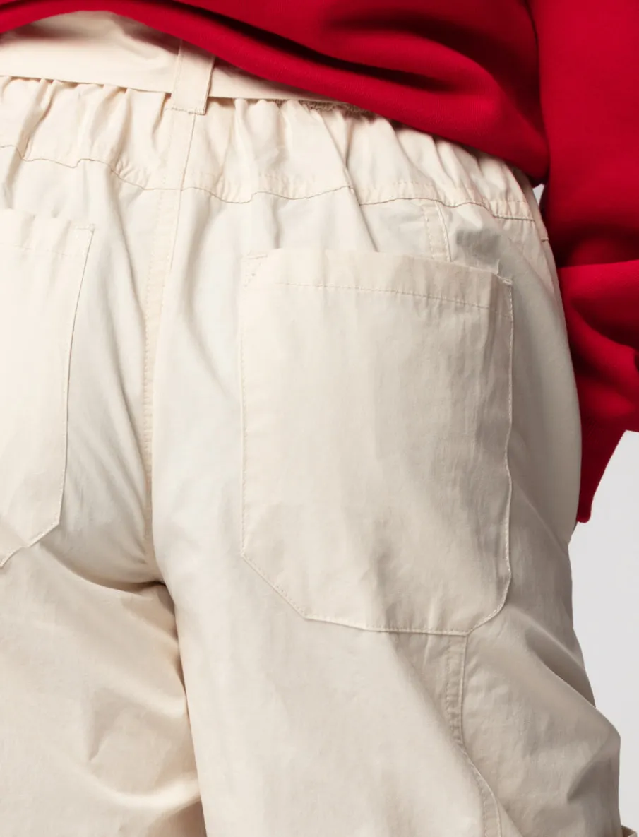 Wide-leg Cargo Pants
