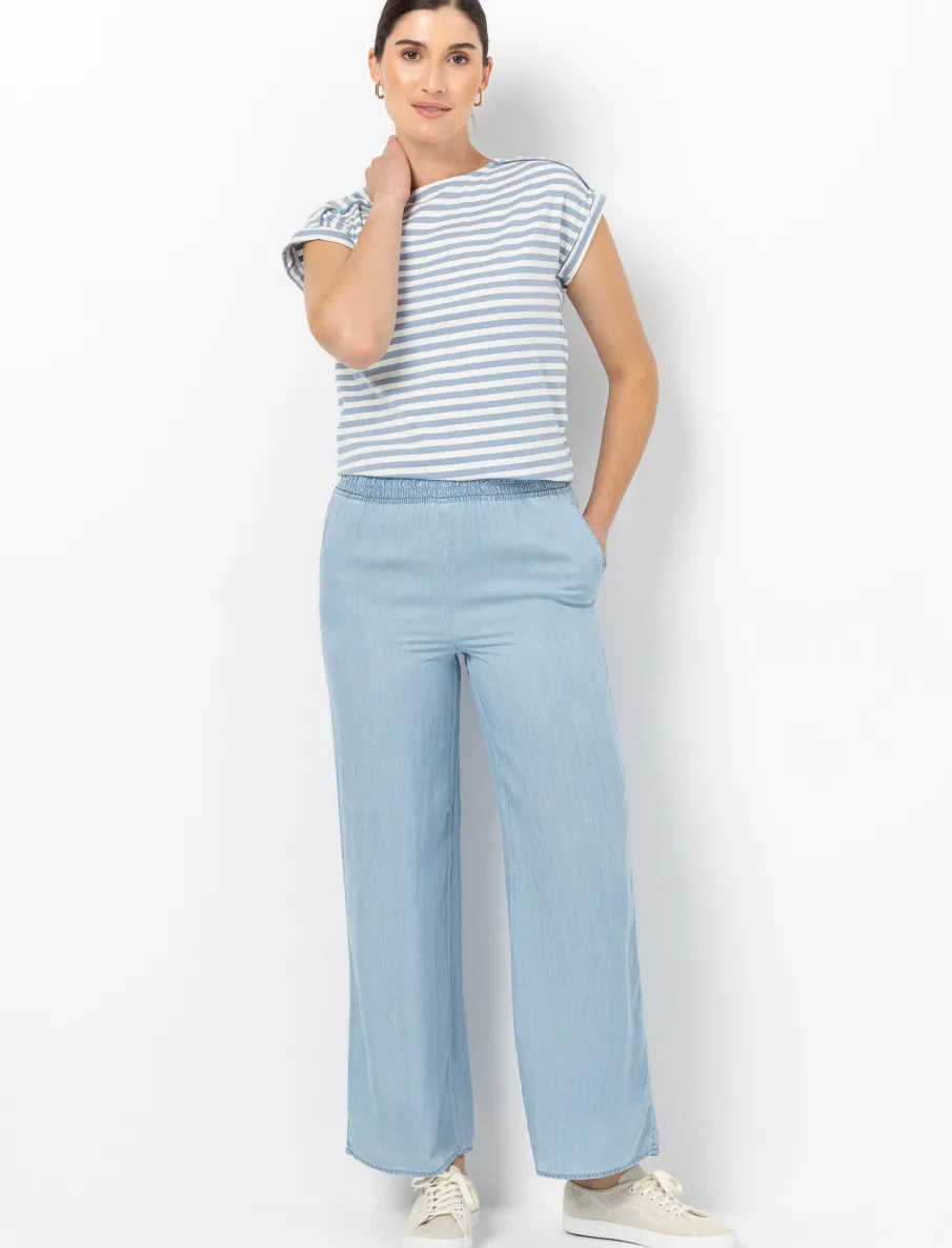 Wide-leg Casual Trousers