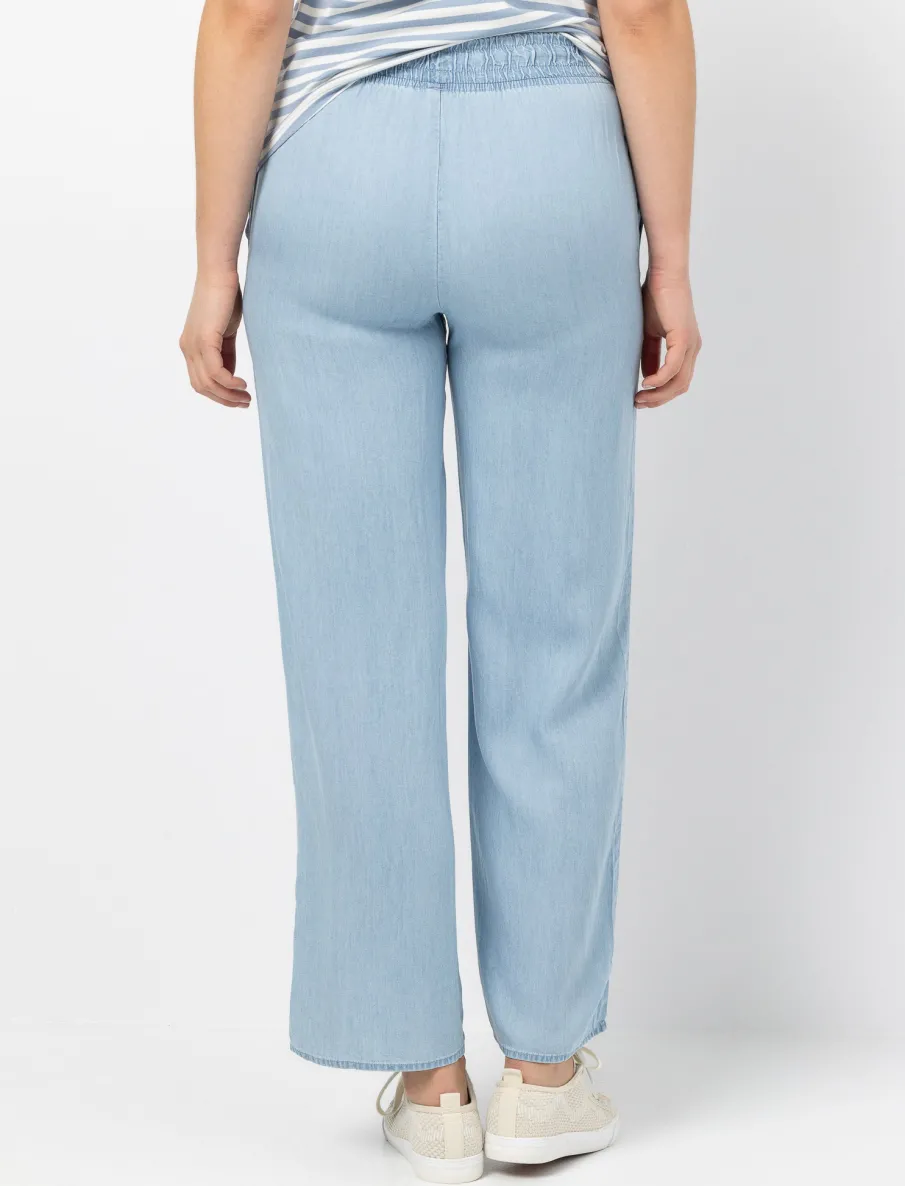 Wide-leg Casual Trousers