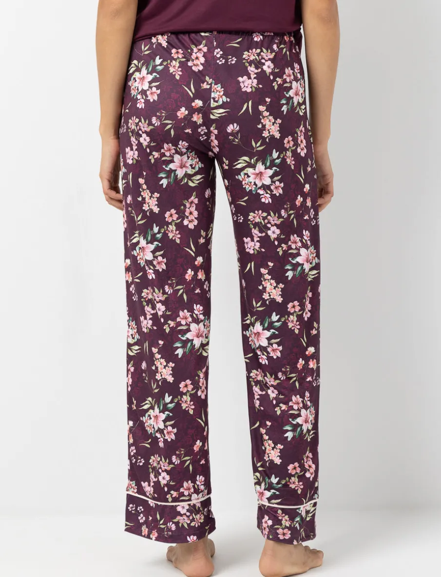 Wide-leg Floral PJ Pants