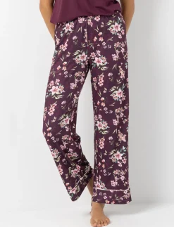 Wide-leg Floral PJ Pants