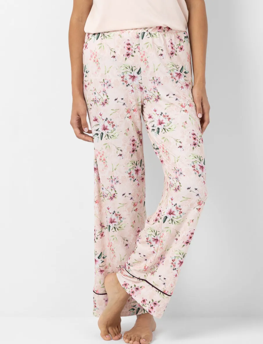 Wide-leg Floral PJ Pants