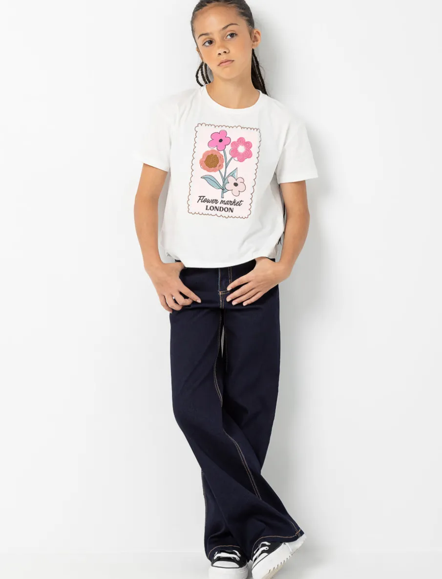 Wide-leg Jeans