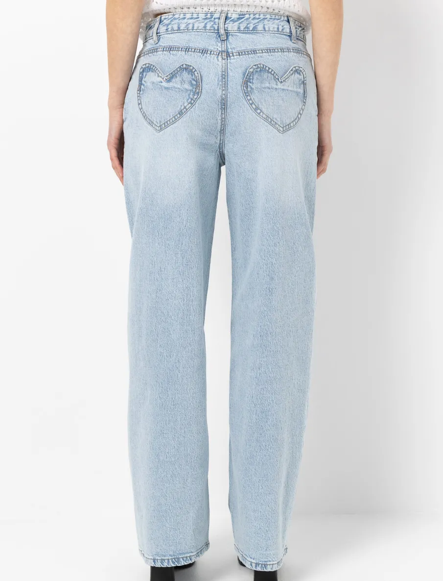 Wide-leg Jeans