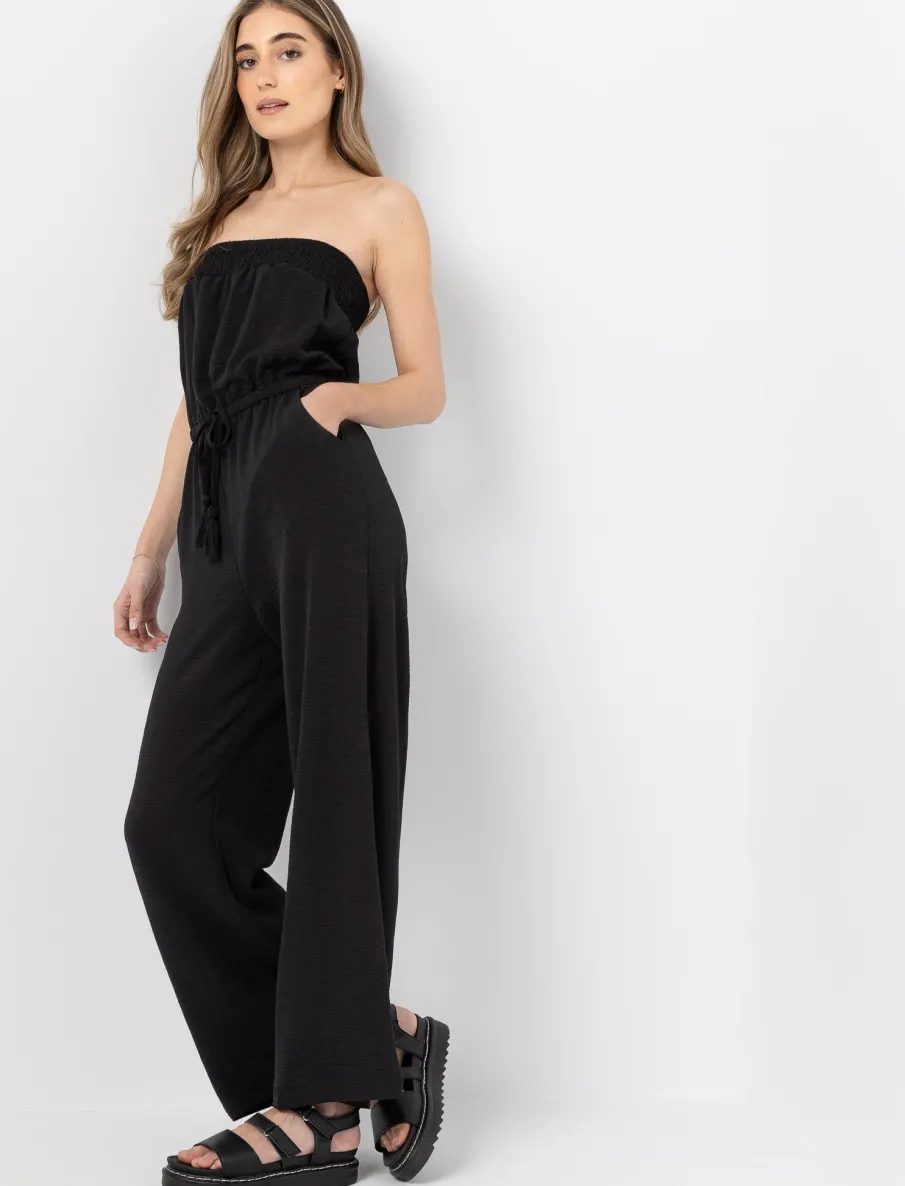 Wide-leg Jumpsuit with Belt