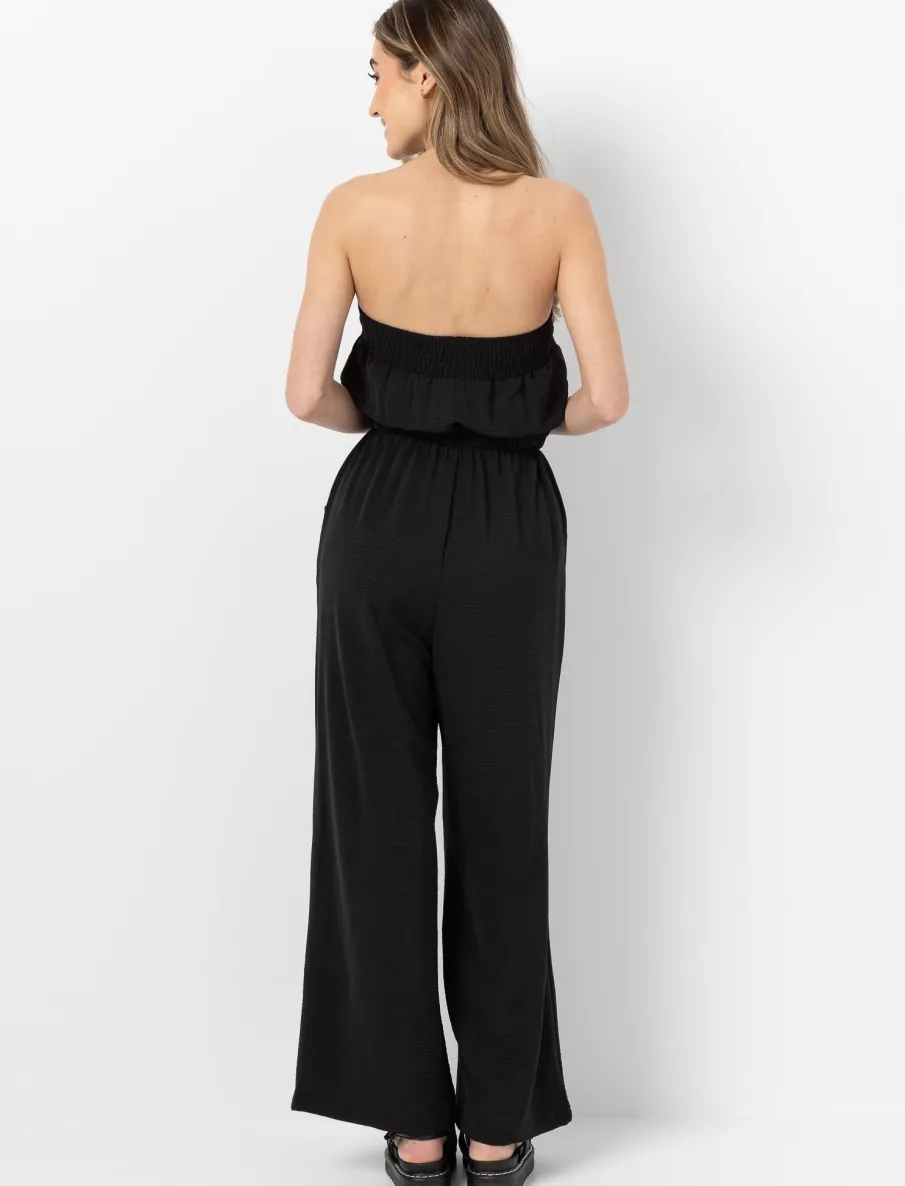 Wide-leg Jumpsuit with Belt