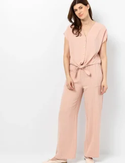Wide-Leg Linen Pants