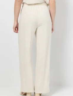 Wide-Leg Linen Pants