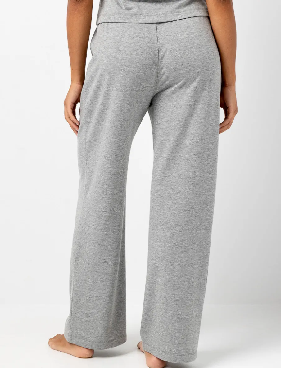 Wide-Leg Lounge Pants