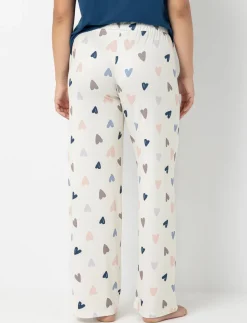 Wide-leg Printed PJ pants
