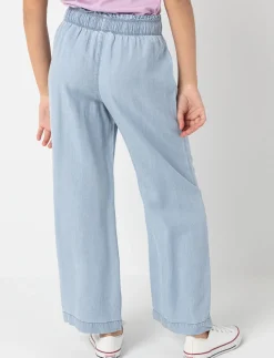 Wide-leg Pull-on Jeans
