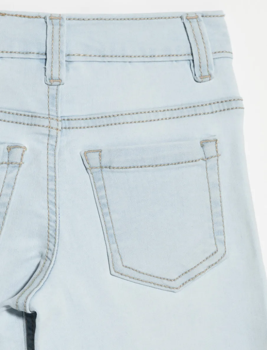 Wide-leg Regular-rise Jeans