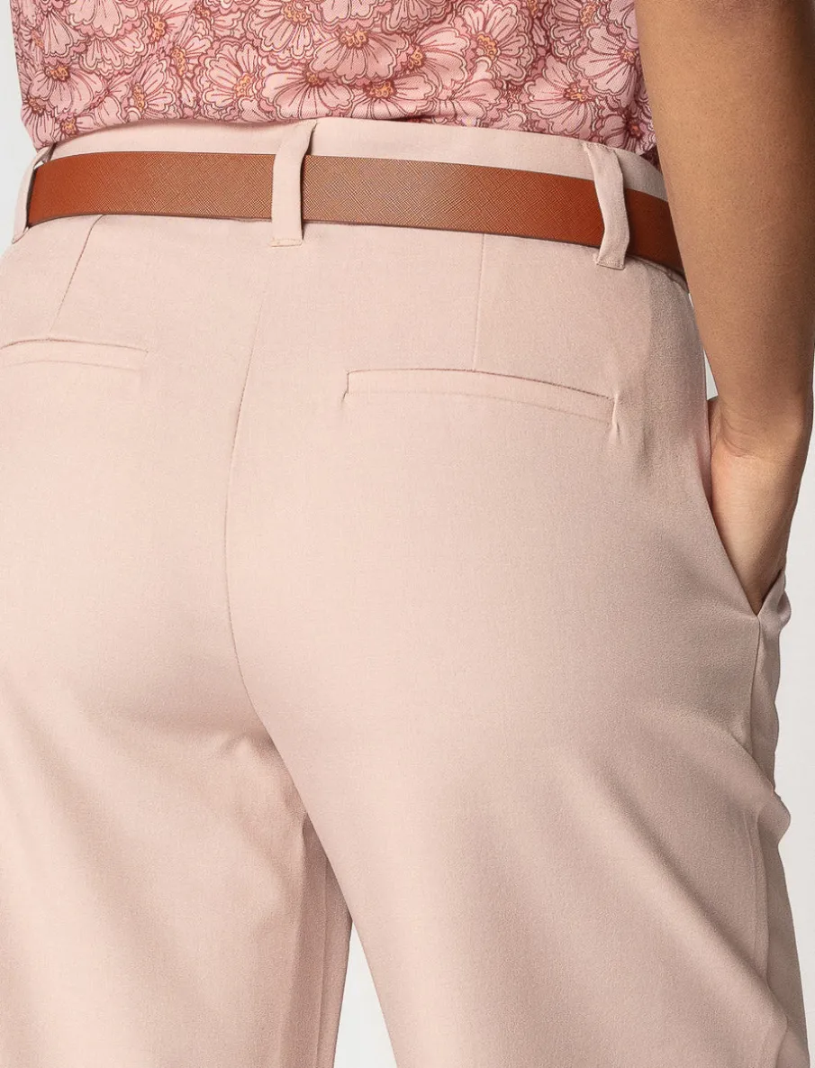 Wide-leg Regular-rise Pants