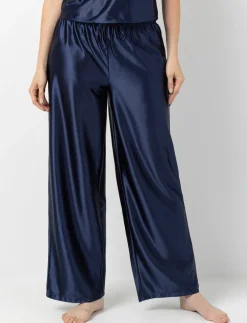 Wide-leg Satin PJ Pants