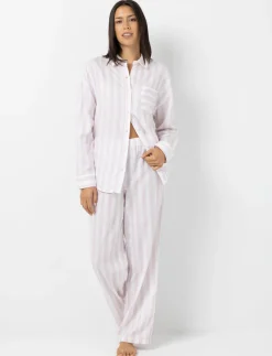 Wide-leg Striped PJ Pants