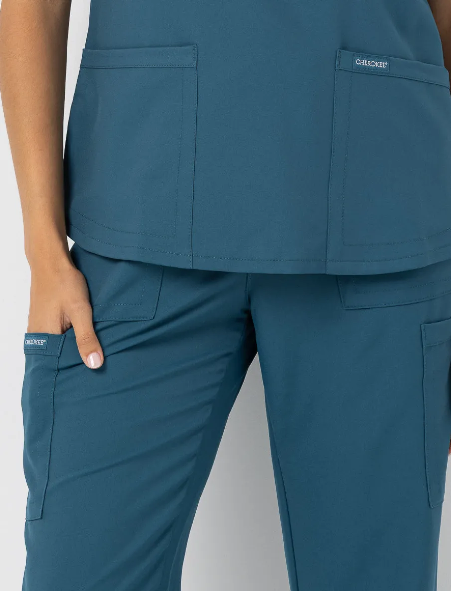 Wide-leg Uniform Pants