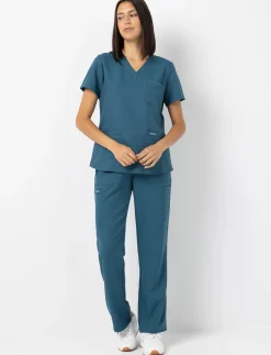 Wide-leg Uniform Pants