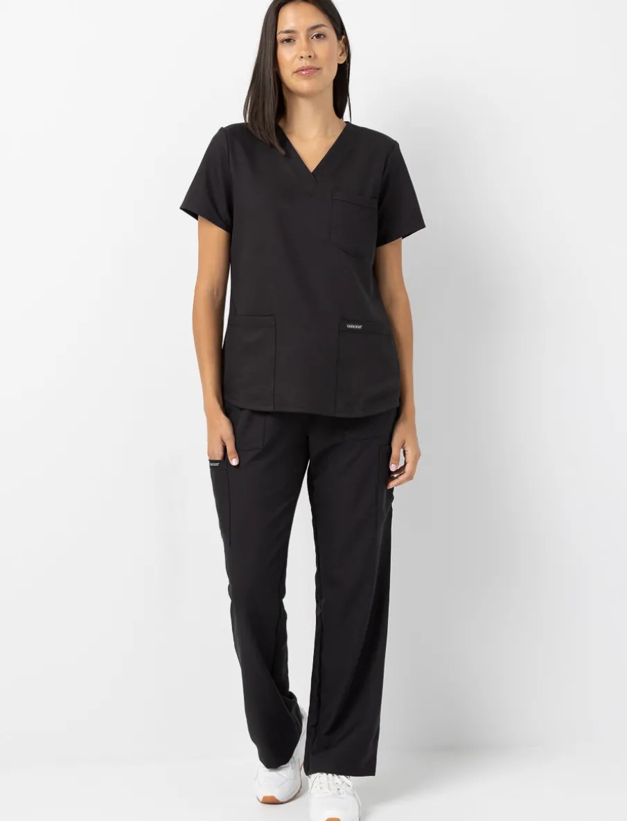 Wide-leg Uniform Pants