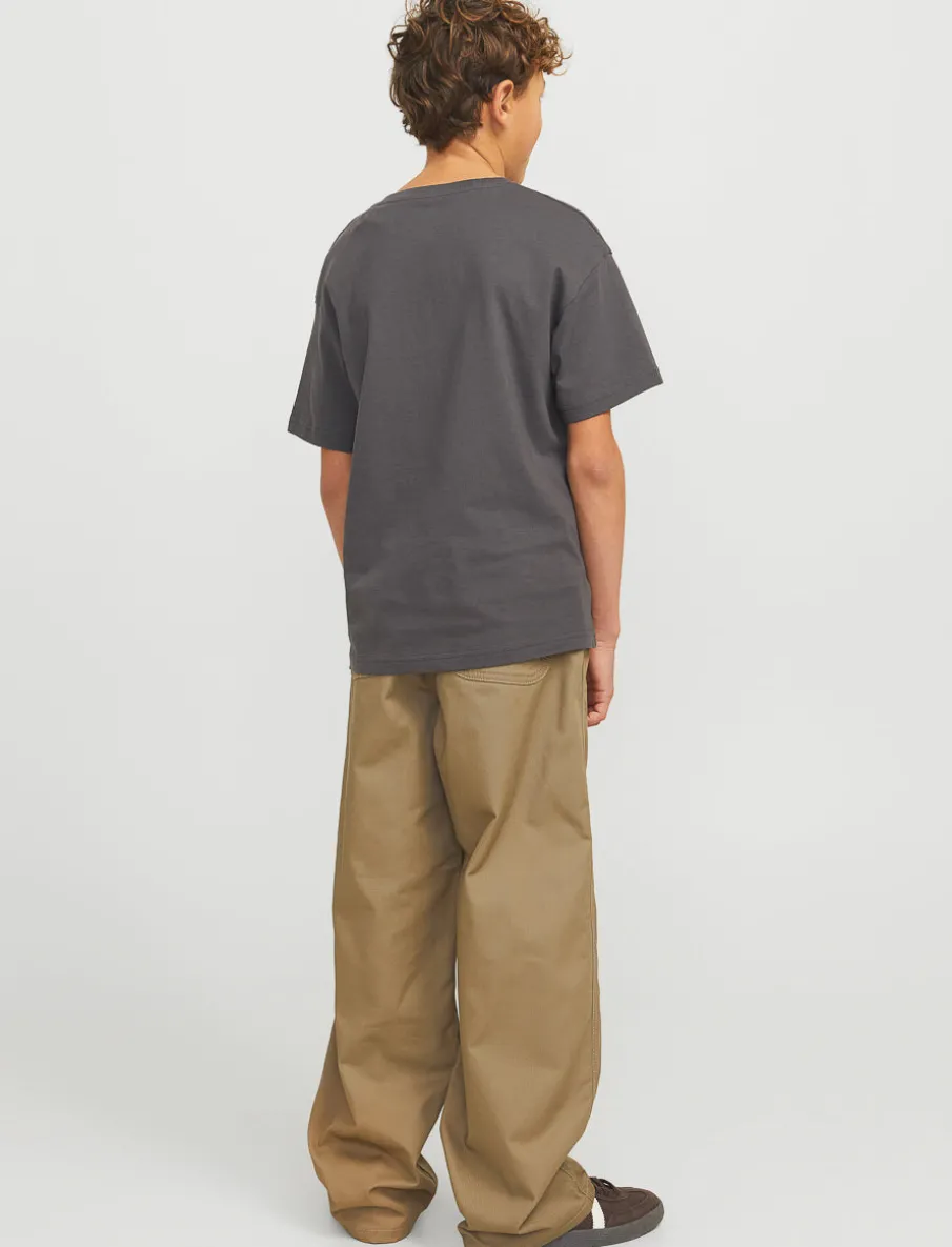 Wide-leg Worker Pants