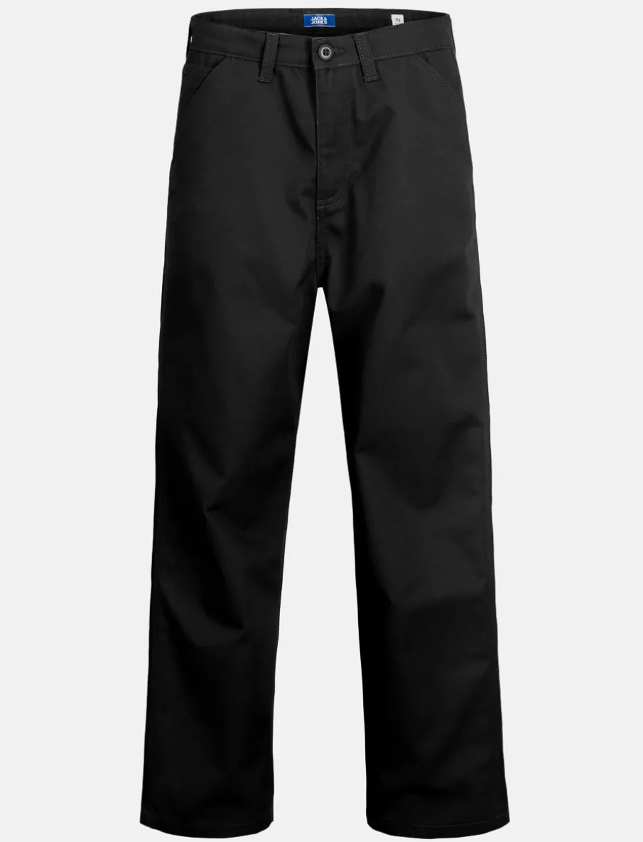 Wide-leg Worker Pants