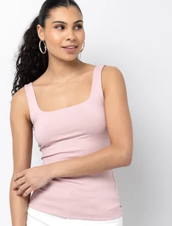 Wide-strap Tank Top