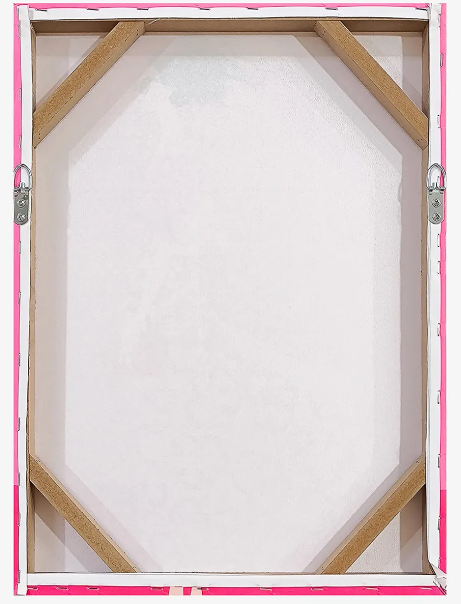 Woman in Pink Canvas Print