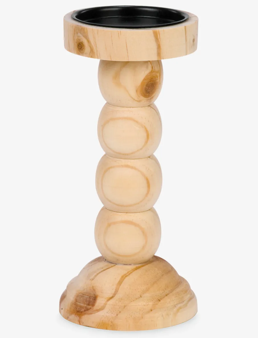Wooden Candle Holder