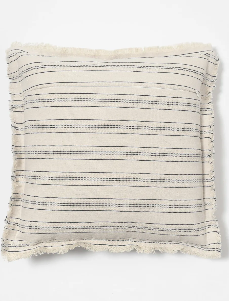 Woven Cushion With Fringe