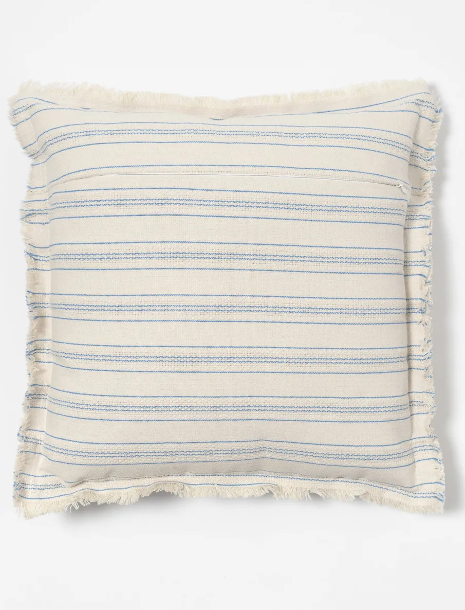 Woven Cushion With Fringe