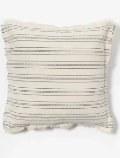 Woven Cushion With Fringe