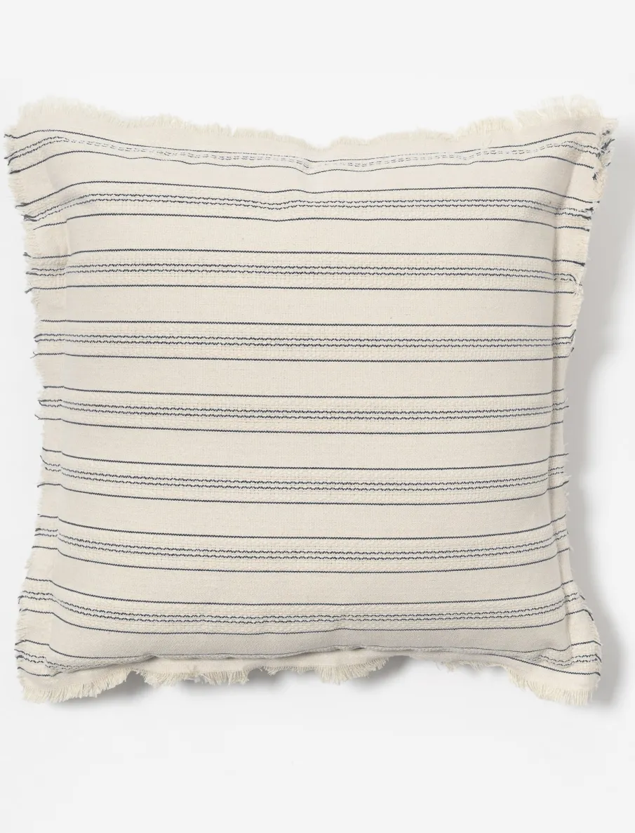 Woven Cushion With Fringe