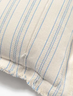 Woven Cushion With Fringe