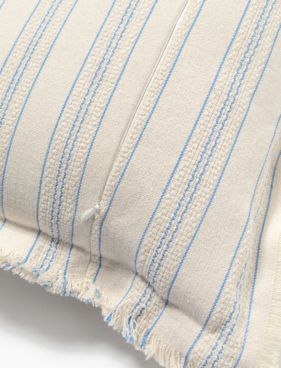 Woven Cushion With Fringe