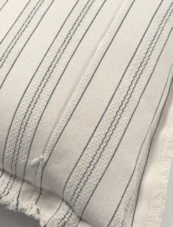 Woven Cushion With Fringe