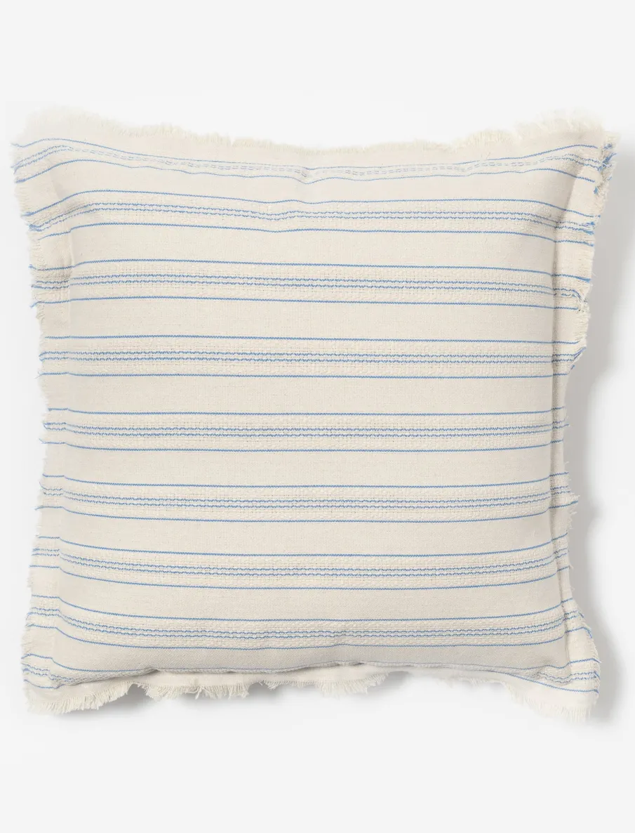 Woven Cushion With Fringe
