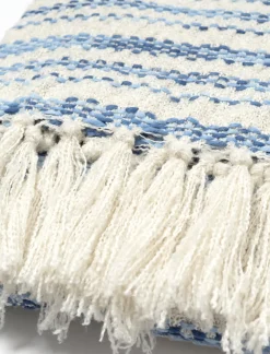 Woven Throw with Fringe