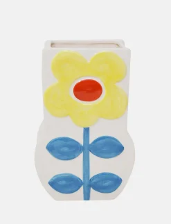 Yellow Flower Ceramic Vase